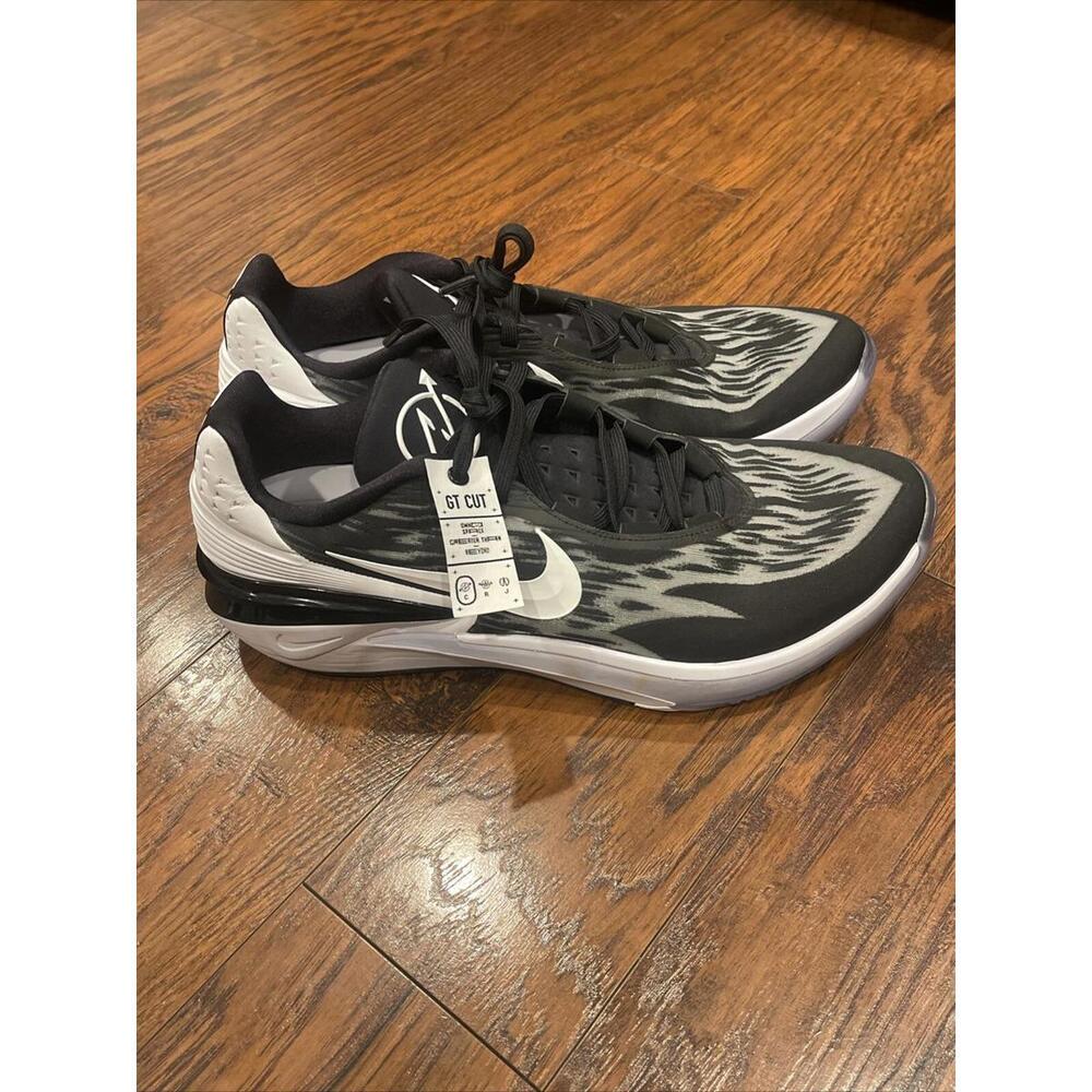 Nike Men's Air Zoom GT Cut 2 TB Promo Black White Basketball Shoe Size 17 NEW